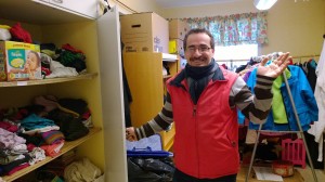 Haisam Mourad är verksamhetsledare i Verdandi Nyköping. Här organiseras det klädbytardagar.