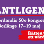 Verdandis 50e kongress i Borlänge 17-19 maj
